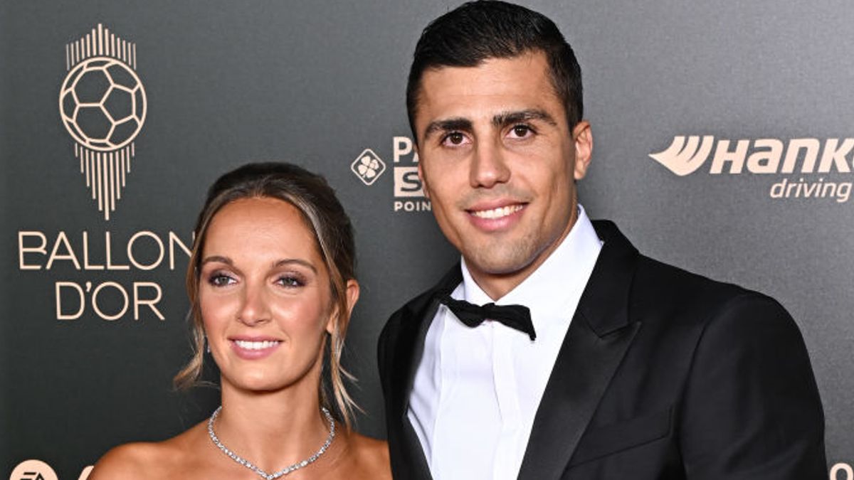 Rodri pojawił się na Gali Złotej Piłki ze swoją żoną Laurą