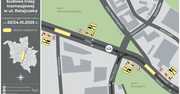 Poznań: Przygotowania do budowy trasy tramwajowej w ul. Ratajczaka. Zmiany w ruchu w okolicy od jutra