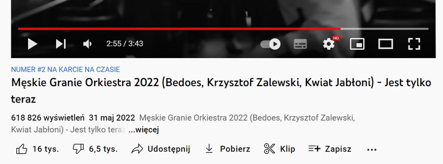 Męskie Granie 2022 - hymn