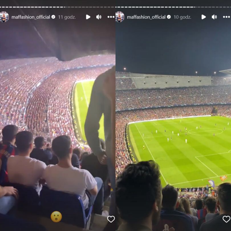 Maffashion i Roksana Węgiel relacjonują sesję w Barcelonie i kibicują Robertowi Lewandowskiemu na Camp Nou