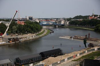 Jeden segment i kładka połączy Kazimierz z Ludwinowem w Krakowie
