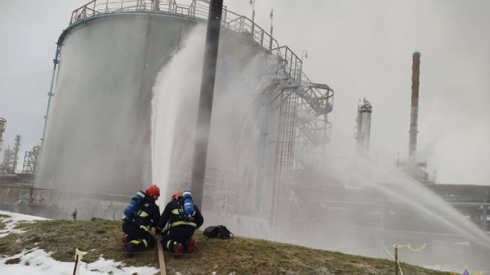 Pożar w rafinerii Naftan. Komunikat białoruskich służb