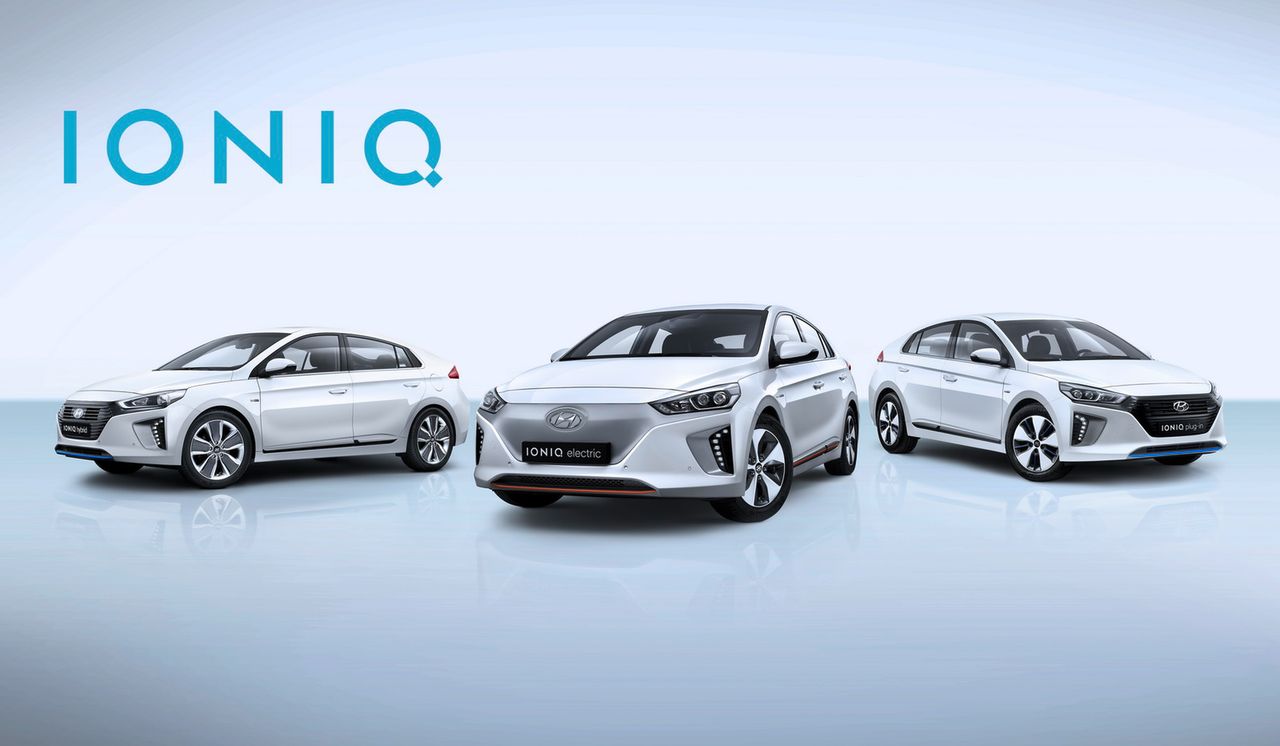 Jak widać na tym zdjęciu, Hyundai IONIC Electric wyróżnia się brakiem klasycznego grilla