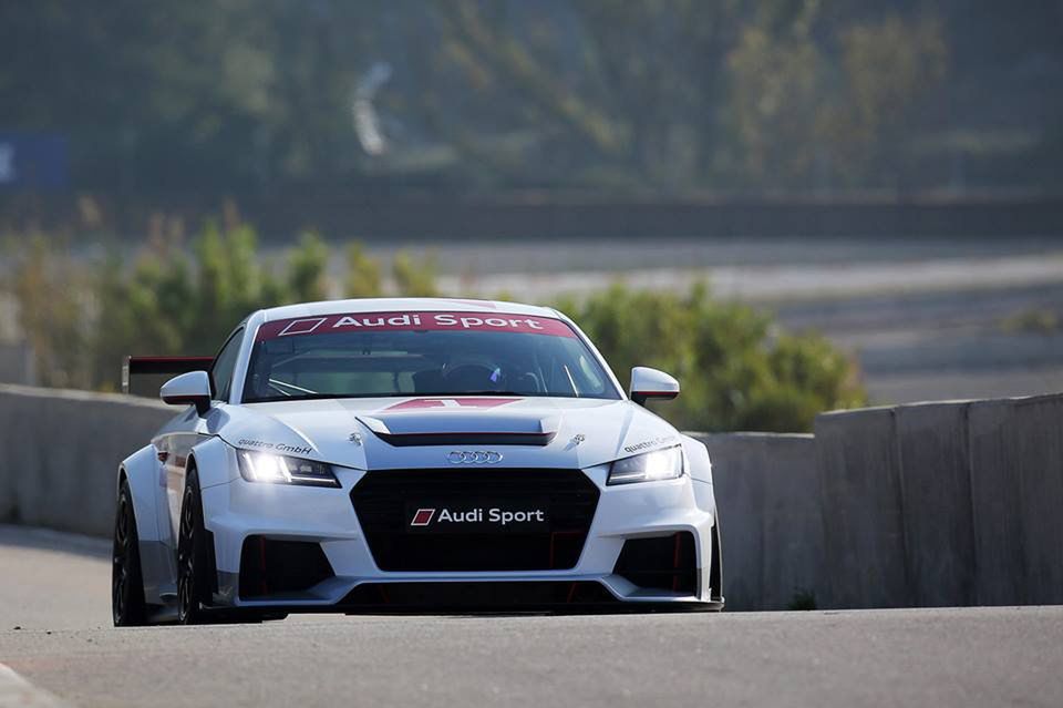 Gosia Rdest i Jan Kisiel w Audi Sport TT Cup