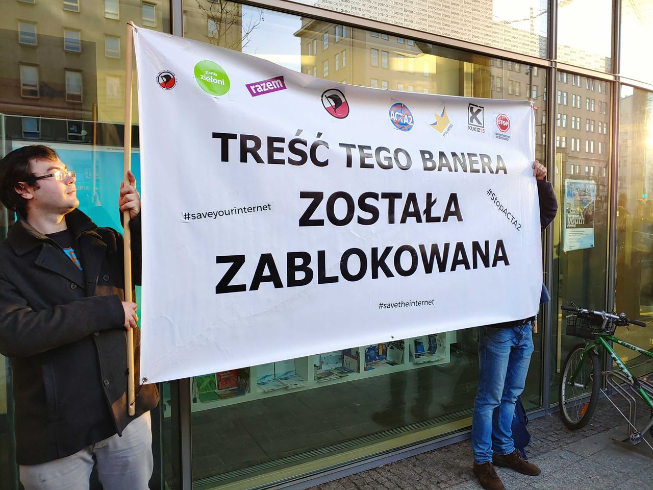 Protest przeciwko ACTA 2.0, Warszawa (Bolesław Breczko)