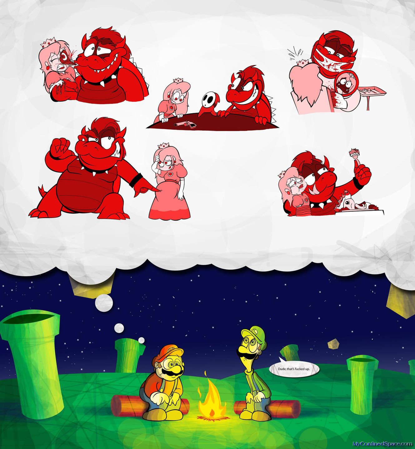 O jeden grzyb za dużo. Mario na haju 2