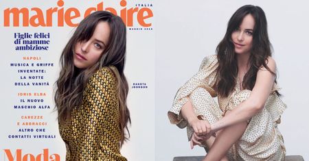 Zamyślona Dakota Johnson na nowej okładce