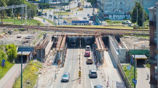 Sosnowiec: Wiadukt w centrum ponownie zamknięty. Kierowców czeka miesiąc utrudnień, ale są też dobre wiadomości