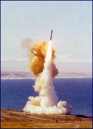 Moment startu pocisku strategicznego Minuteman III