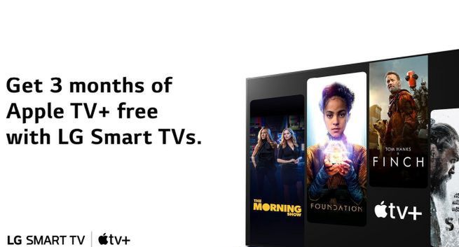 LG zaoferuje klientom Apple TV+ bezpłatny trzymiesięczny okres próbny
