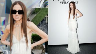 76-letnia Vera Wang w sukience ze sporym dekoltem wdzięczy się do zdjęć. Czas się dla niej zatrzymał?