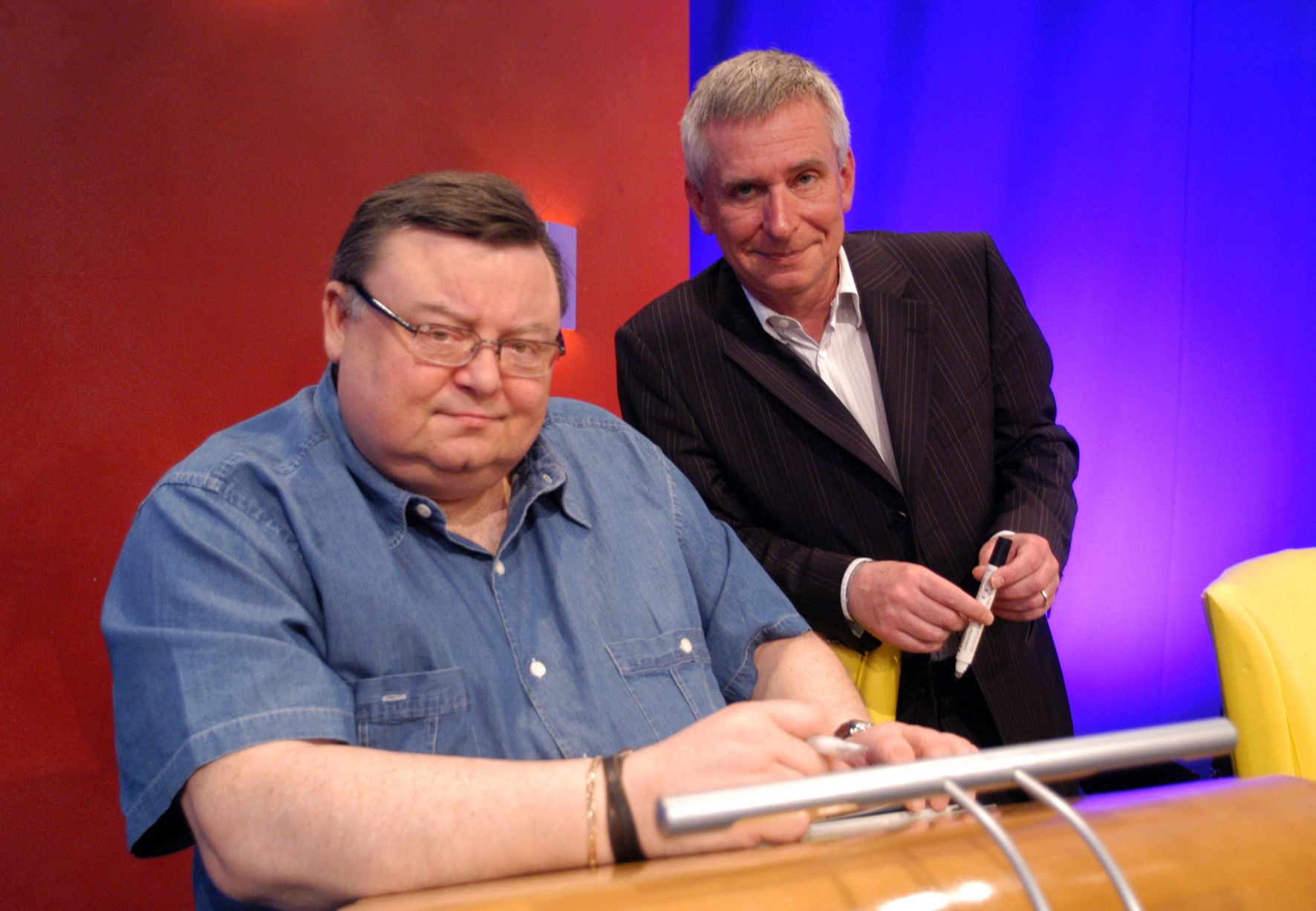 Wojciech Mann i Krzysztof Materna