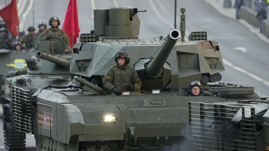 arch50
A Russian T-14 Armata tank rolls along Tverskaya street toward Red Square to attend a rehearsal for the Victory Day military parade in Moscow, Russia, Wednesday, May 4, 2022. The parade will take place at Moscow's Red Square on May 9 to celebrate 77 years of the victory in WWII. (AP Photo/Alexander Zemlianichenko)
AP