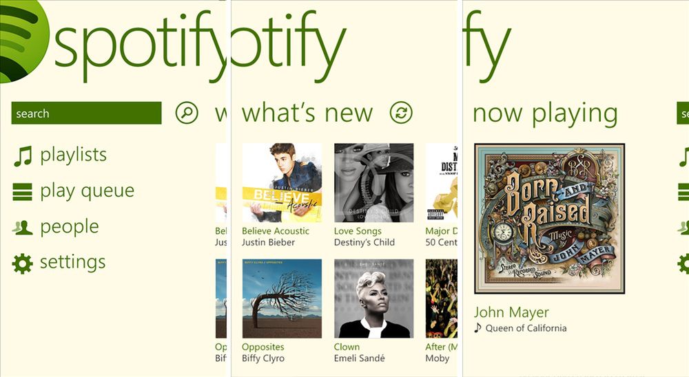 Spotify dla WP8