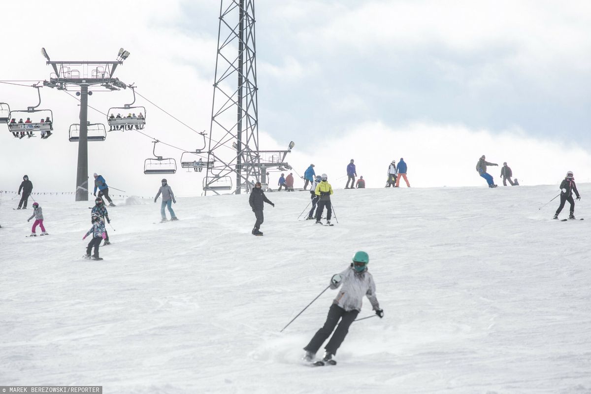 Stok narciarski w Białce Tatrzańskiej 