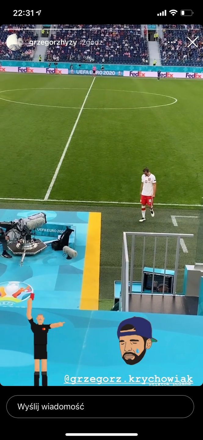 Grzegorz Hyży - relacja z meczu Polska-Słowacja