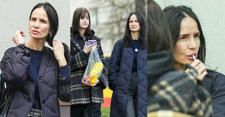 Tak Viola Kołakowska spędza czas z NASTOLETNIĄ CÓRKĄ: wspólne śniadanie, przerwa na papieroska, spacer i zakupy... (ZDJĘCIA)