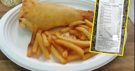 Poszedł na rybkę koło Mielna. Patrzy na paragon i nie wierzy
