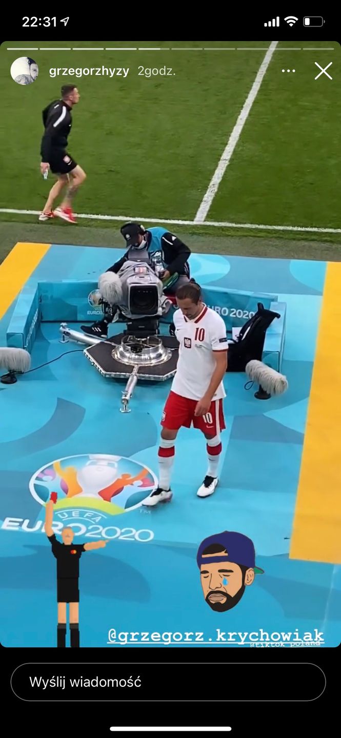 Grzegorz Hyży - relacja z meczu Polska-Słowacja