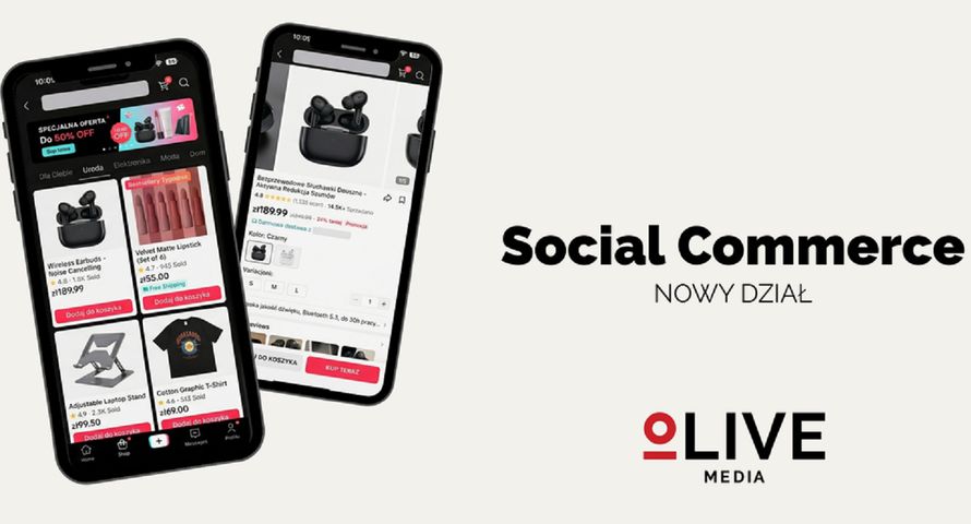 W oLive media powstał dział social commerce