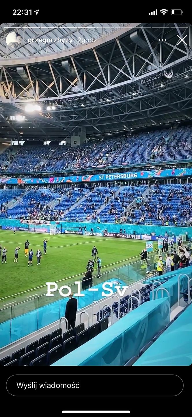 Grzegorz Hyży - relacja z meczu Polska-Słowacja