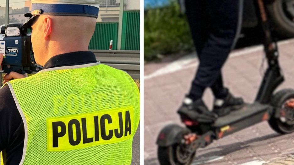 Niebezpieczne zdarzenia z udziałem hulajnóg