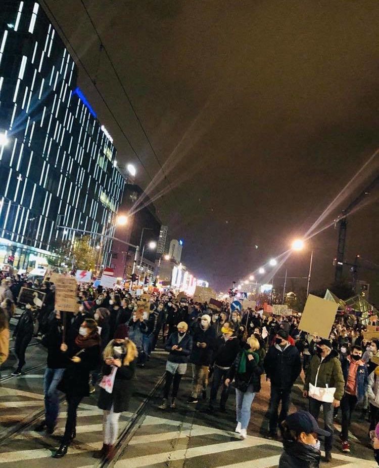 Maja Ostaszewska mówi o ataku na piątkowy protest