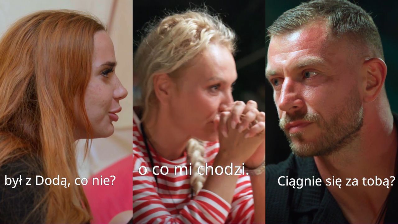"Królowa przetrwania" czy spotkanie fanklubu Dody? Ciężko orzec. W 7. odcinku Jarosińska przepyta Pachuta: "Ciągnie się za tobą TEN STWÓR?" (WIDEO)