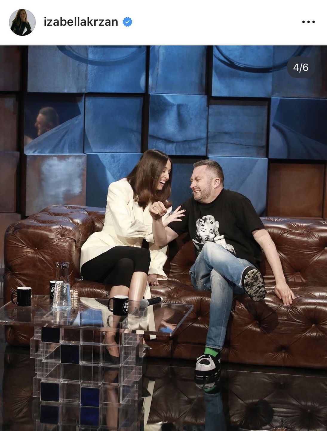 Izabella Krzan wskoczyła w rybaczki 