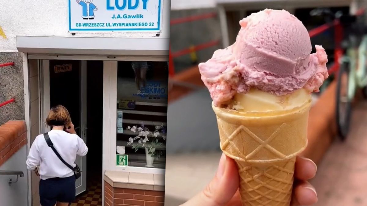 TikTokerka odwiedziła kultową lodziarnię w Gdańsku 