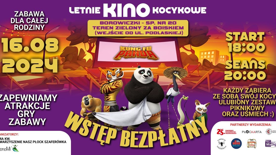 Letnie kino kocykowe