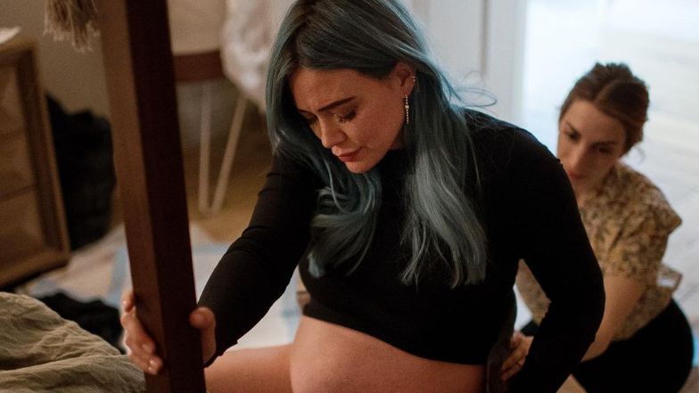 Hilary Duff pokazała domowy poród