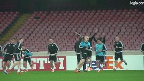 LE: Legia Warszawa powalczy o awans. Wicemistrzowie Polski trenowali na stadionie Napoli
