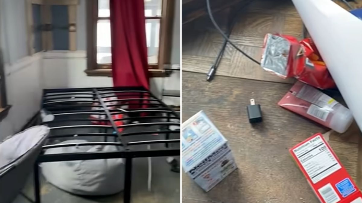 Nagranie z wnętrza pokoju. Tam miało dojść do gwałtu.