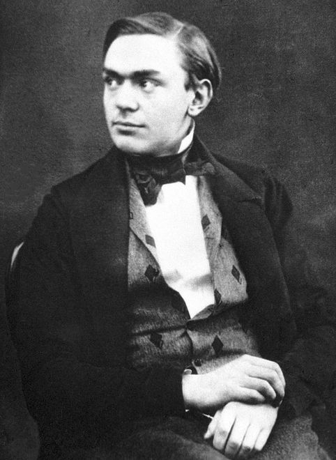 Alfred Nobel w wieku ok. 20 lat