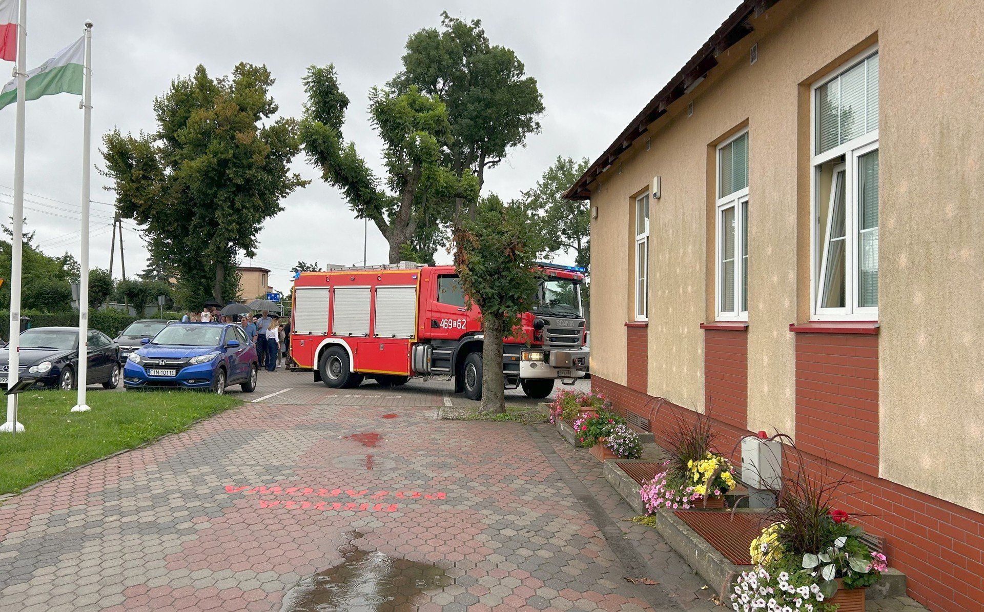 Interwencja Straży Pożarnej w Urzędzie Miejskim w Kruszwicy
