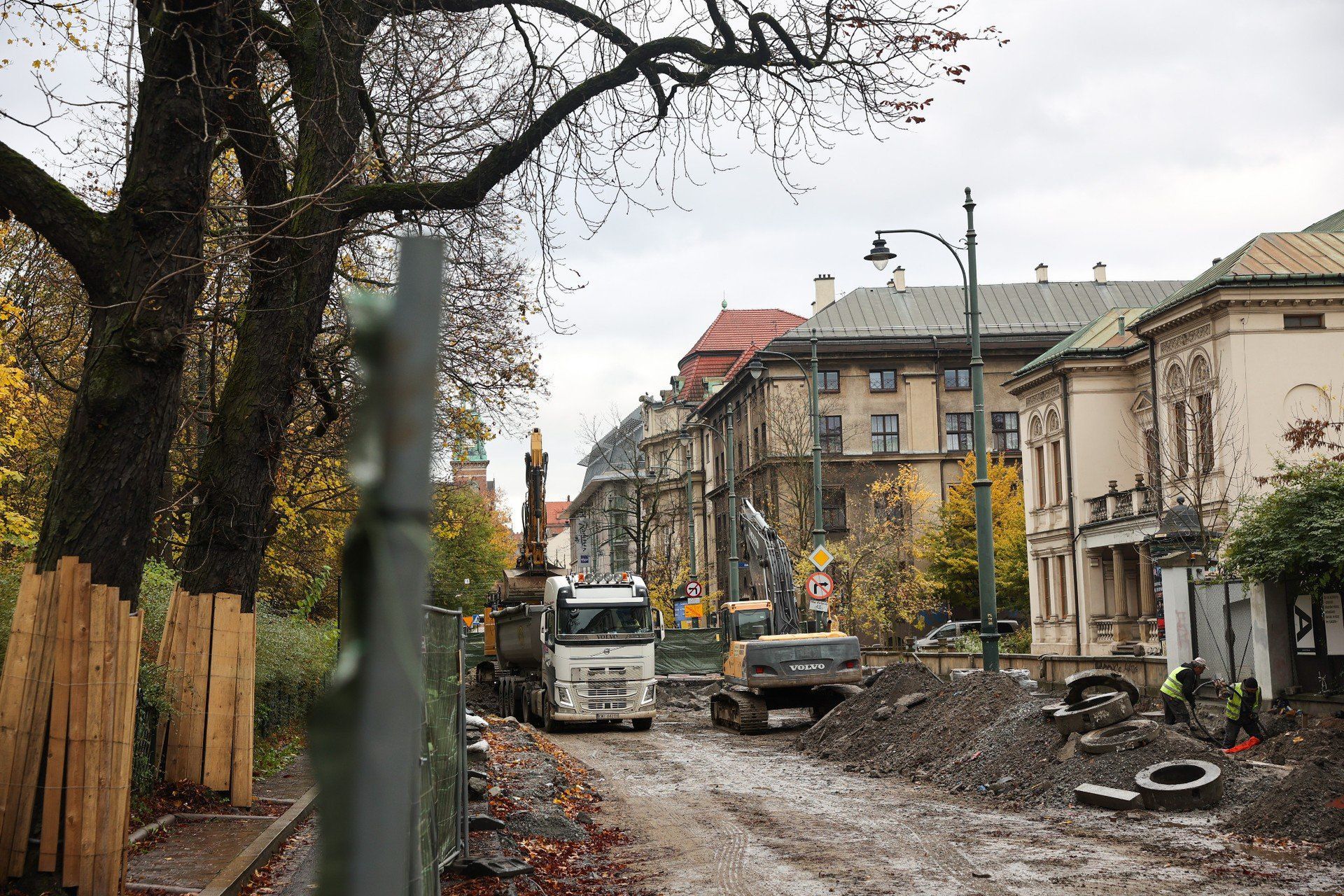 Przebudowa ulic Straszewskiego i Piłsudskiego w Krakowie