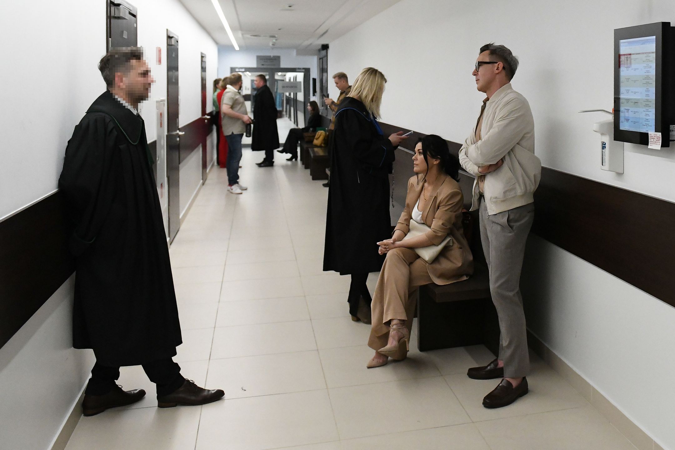 Katarzyna Cichopek i Maciej Kurzajewski w sądzie
