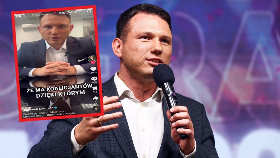 Mentzen powrócił na TikToka po wyborach