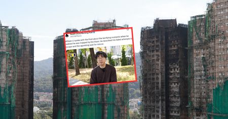 Przeżył pożar w Hongkongu. Ocalały zabrał głos