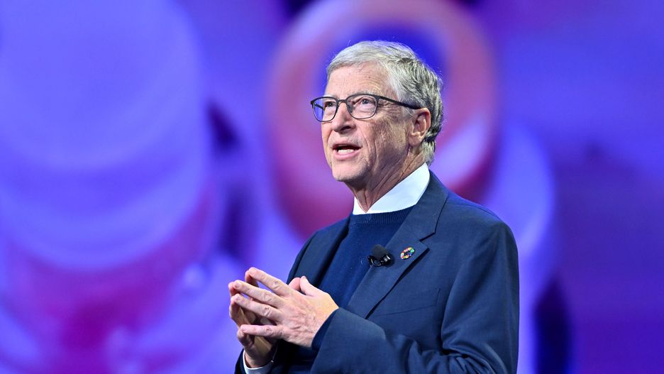 NEW YORK, NEW YORK - SEPTEMBER 23: As world leaders gather in New York for the UN General Assembly, Bill Gates speaks on stage during the annual Goalkeepers NYC event, hosted by the Bill & Melinda Gates Foundation, at Jazz at Lincoln Center in New York City, September 23, 2024. The event is a catalyst for action linked to the UN's 17 Sustainable Goals, bringing together leaders and changemakers from around the world to make progress towards ending poverty, fighting inequality, and stopping climate change by 2030. (Photo by Roy Rochlin/Getty Images)