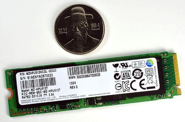 Samsung XP941 dysk SSD M.2 zdjęcie