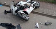 Groźne zdarzenie w Zosinie. 21-letni motocyklista trafił do szpitala