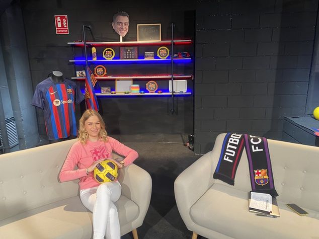 Natalia Ostrowska została zaproszona do współpracy z telewizją klubową FC Barcelona. Fot. Archiwum prywatne