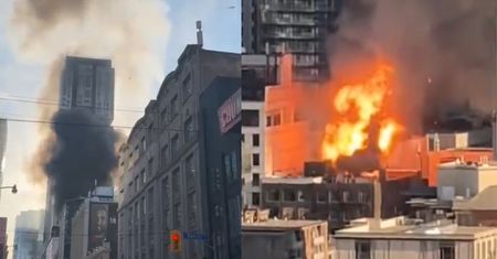 Potężne eksplozje w centrum Toronto. Budynek stanął w płomieniach