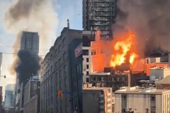 Potężne eksplozje w centrum Toronto. Budynek stanął w płomieniach