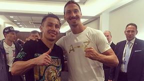 Ibrahimović lubi boks zawodowy. Piłkarz Man Utd gwiazdą na walce Gołowkina