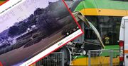 Zderzenie tramwajów w Poznaniu. Wstrząsające nagranie