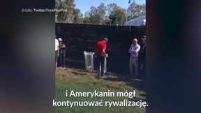 #dziejesiewsporcie: Tiger Woods musiał "nurkować" do śmietnika