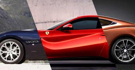 Starcie gigantów: Aston Martin Vanquish vs Ferrari F12berlinetta vs Maserati GranTurismo